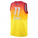 Maillot All-Star 2023 Team 2 Luka Doncic 77 Nike Orange Swingman - Homme